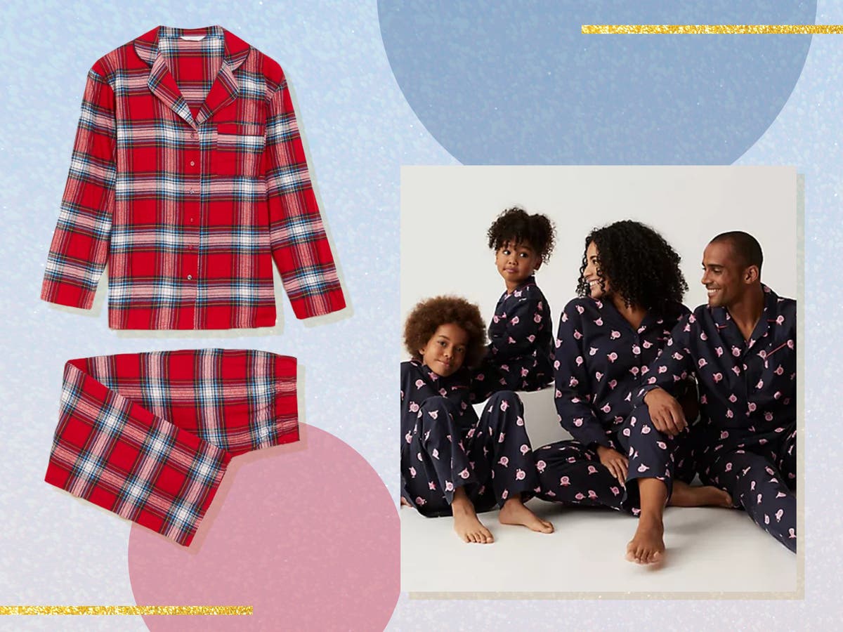 M&S family Christmas pyjamas sets 2022 The Independent